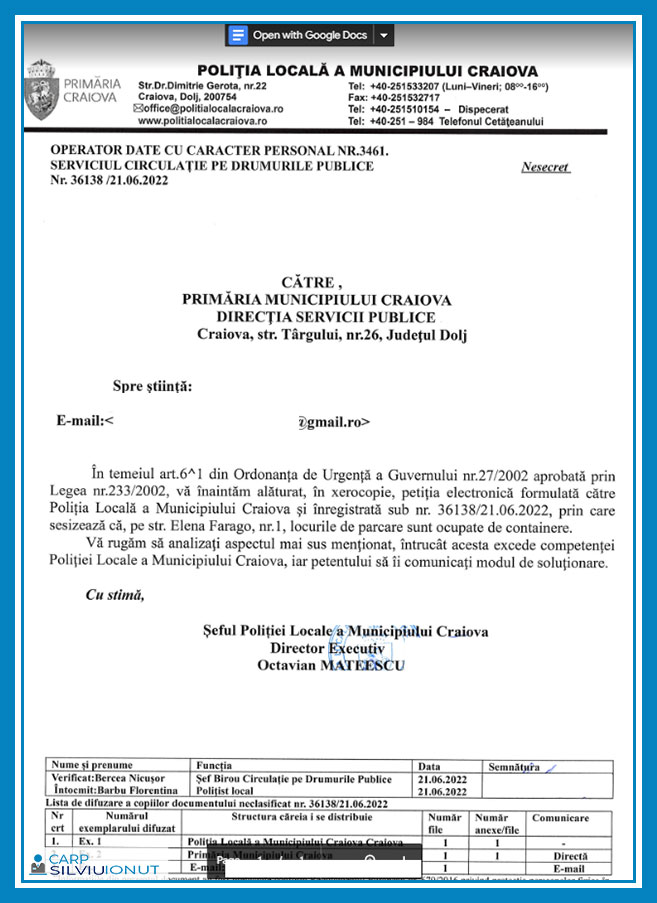 sesizare-politia-craiova-2-20062022-raspuns