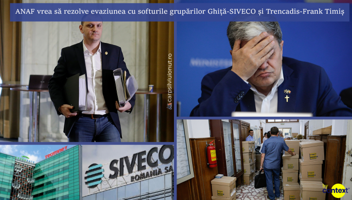 ANAF vrea sÄƒ rezolve evaziunea cu softurile grupÄƒrilor GhiÈ›Äƒ-SIVECO È™i Trencadis-Frank TimiÈ™