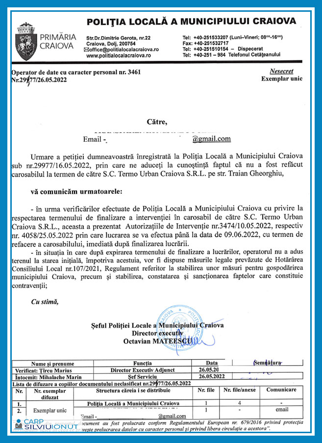sesizare-politia-craiova-13052022-raspuns