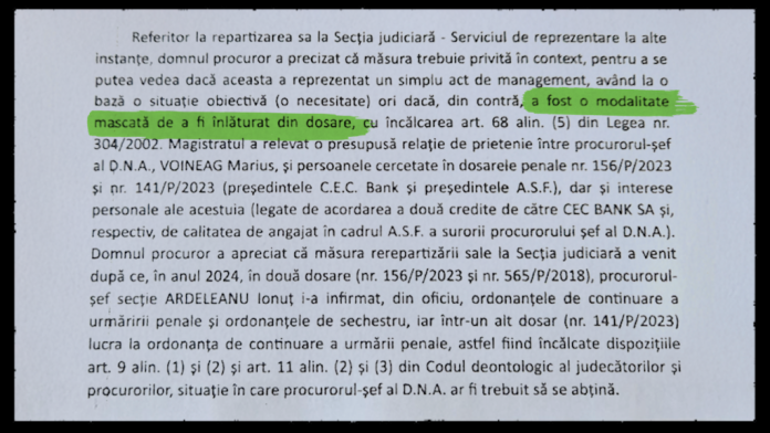 Acuzații grave din interiorul DNA. Dosare blocate și prietenii ale conducerii cu suspecți de rang înalt